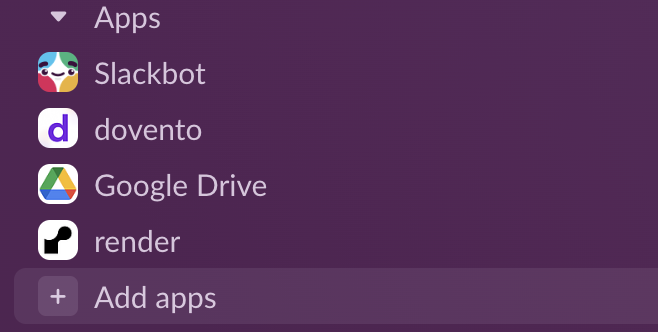 Screenshot: Go to slack marketplace